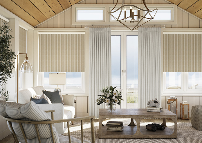 Form Striped, Stone Harbour - Twist&Fit Roller Blind - Image 3